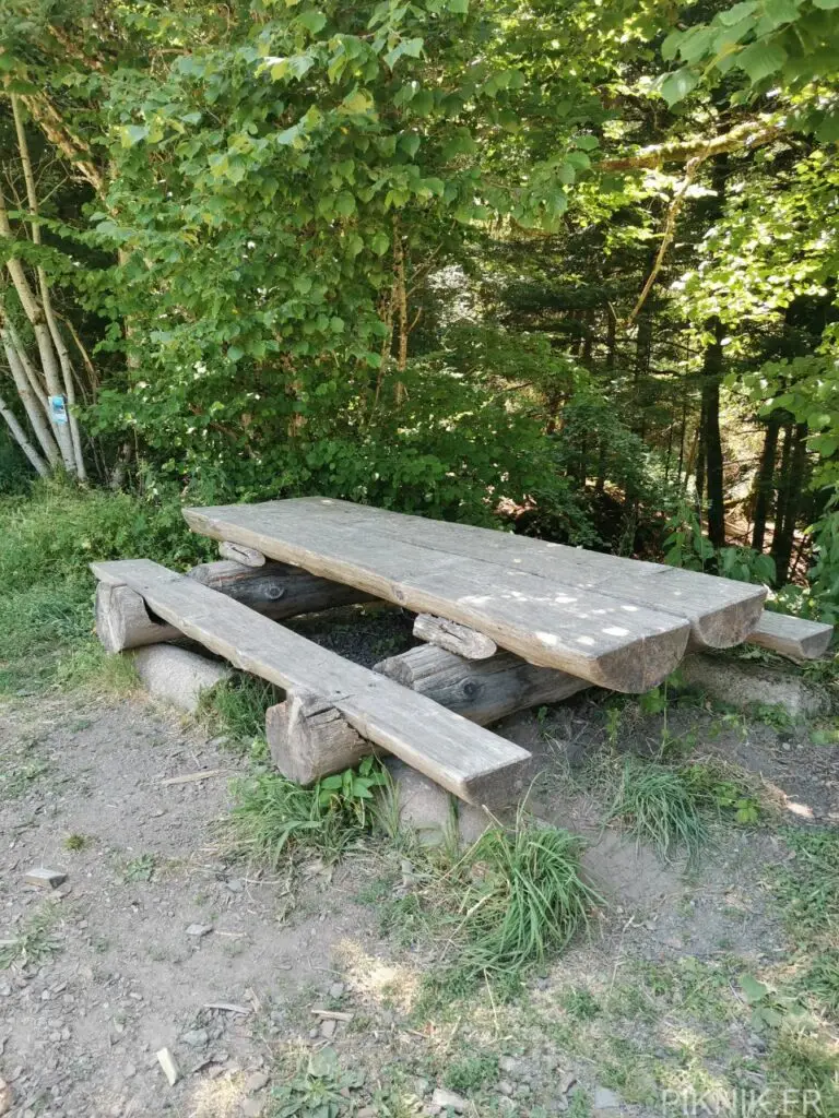 Table de pique nique alagnon